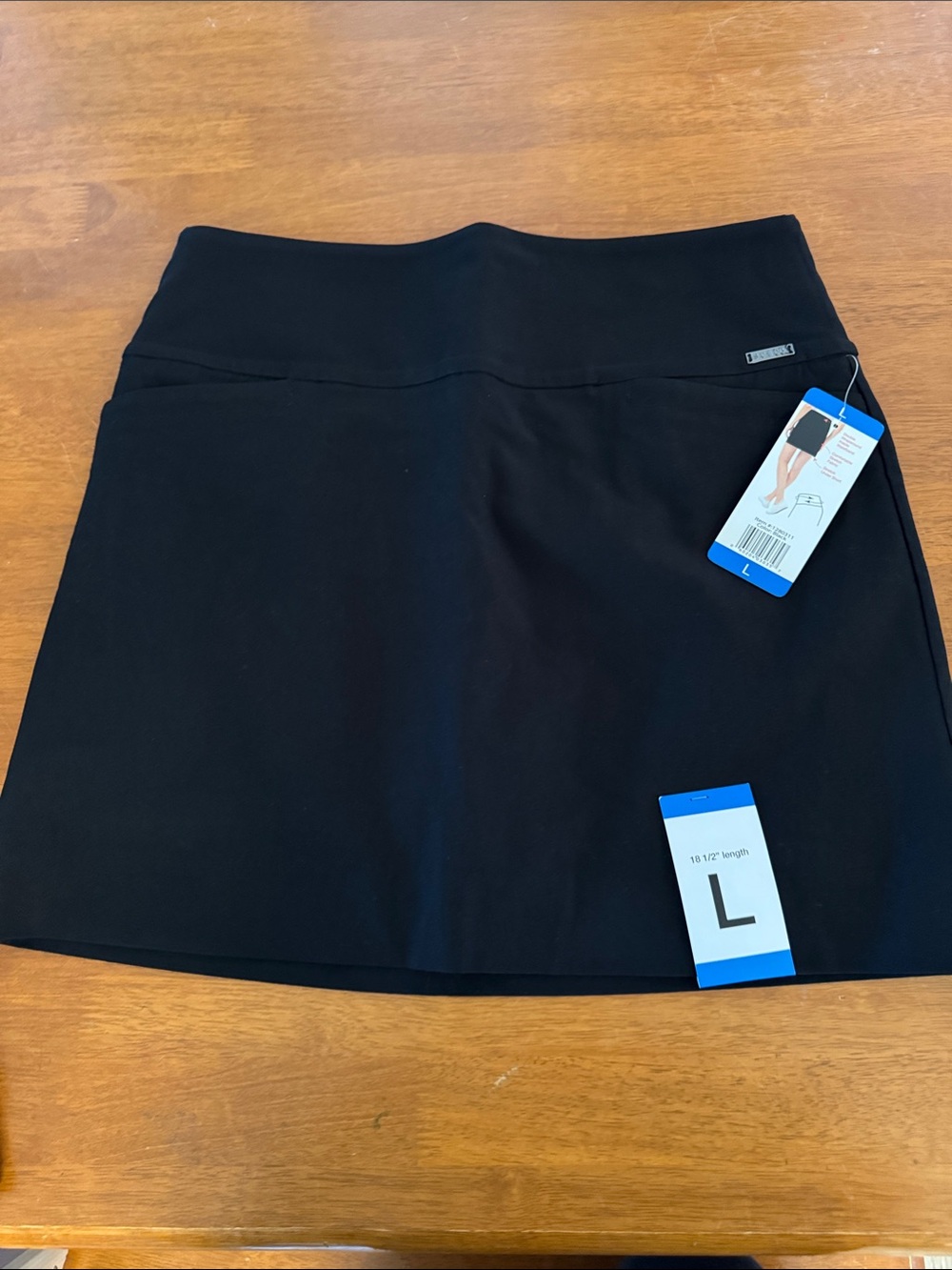 Luxe Black Women's Skort - Performance Stretch
